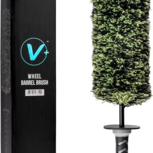 VIKING V+ Wheel Barrel Brush for Deep Wheel Cleaning, 17 Inch Length